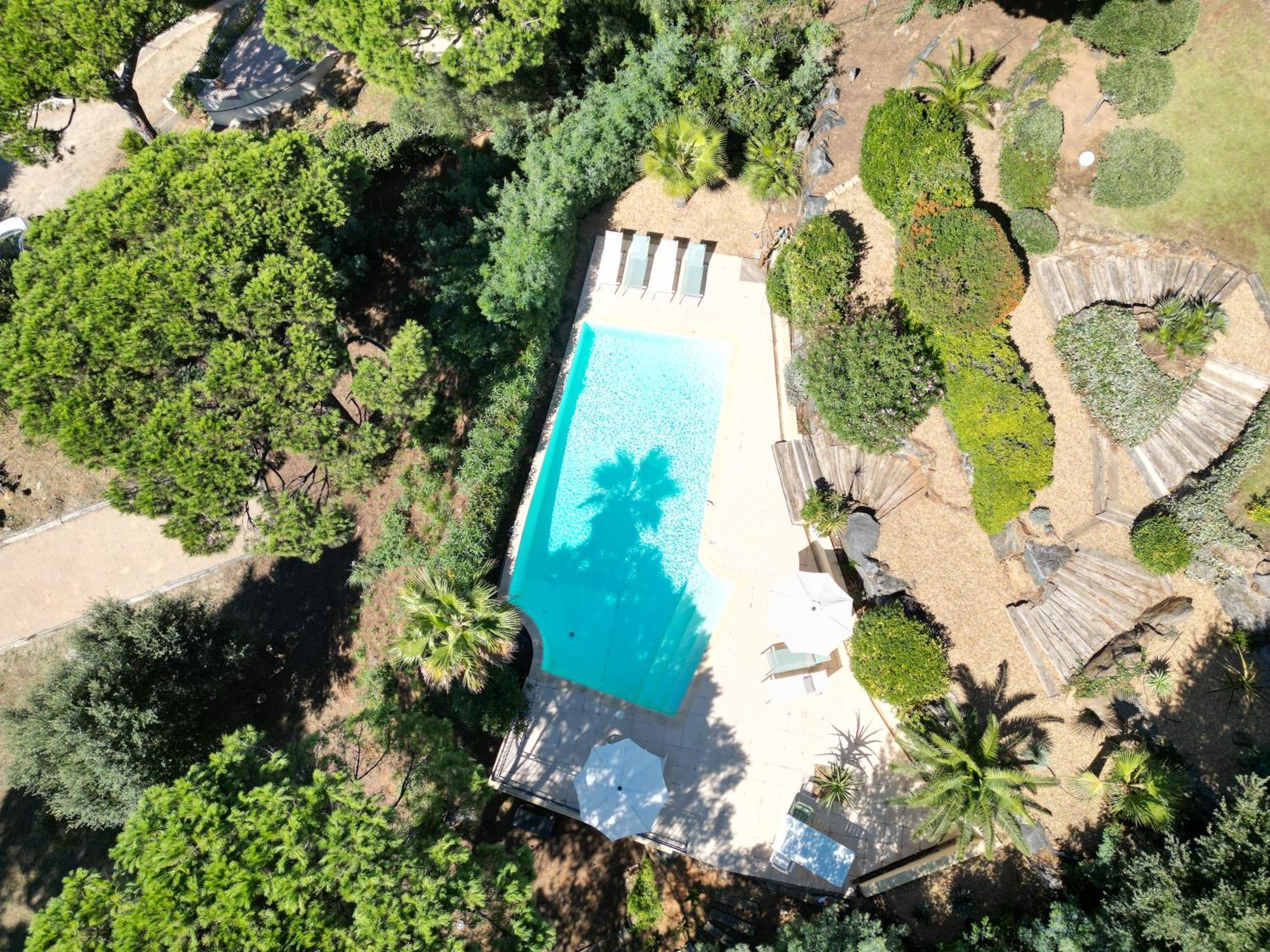 Villa Boca A Gigaro - Avec Vue Et Piscine Chauffee La Croix-Valmer Exterior foto