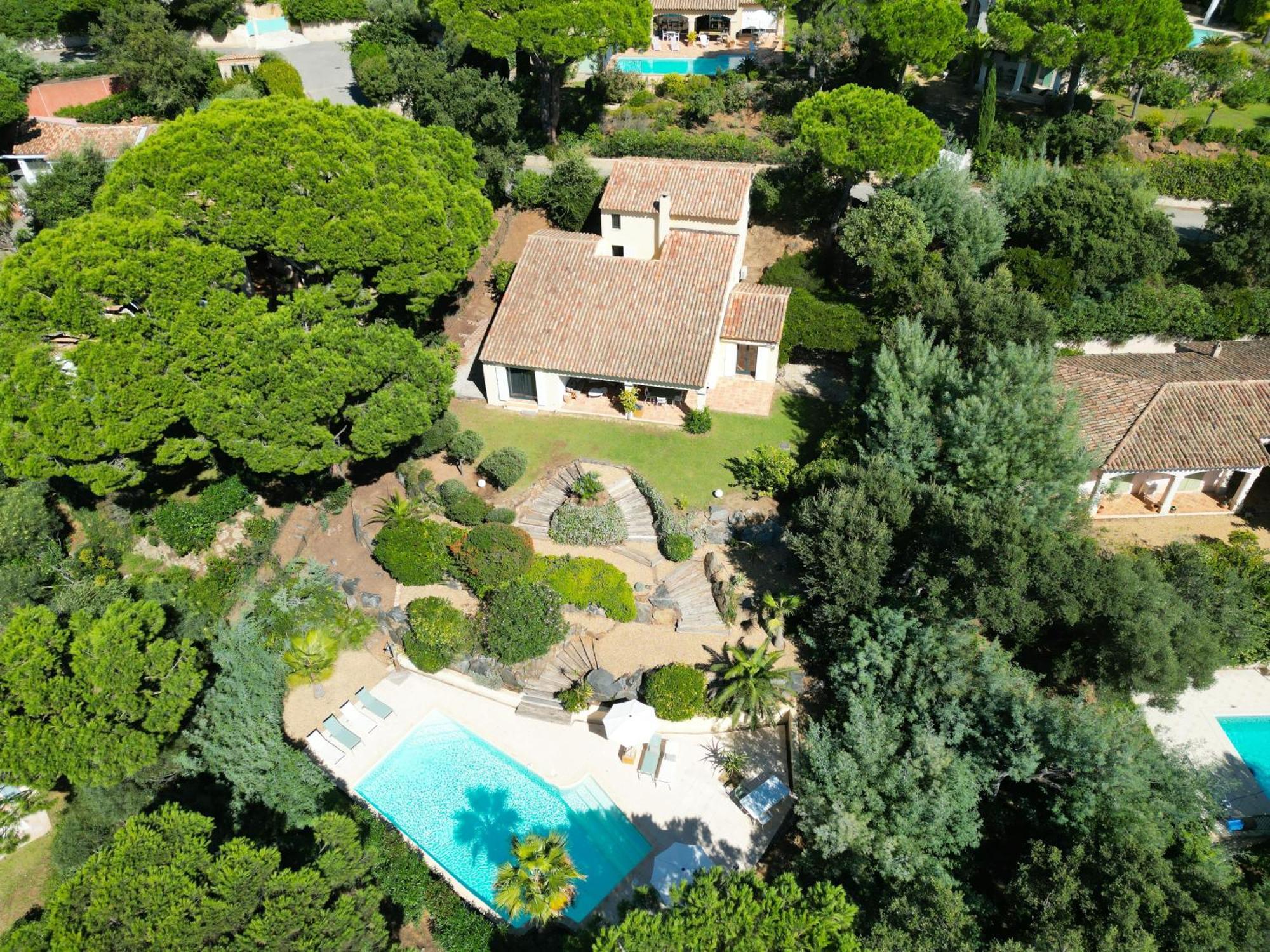 Villa Boca A Gigaro - Avec Vue Et Piscine Chauffee La Croix-Valmer Exterior foto